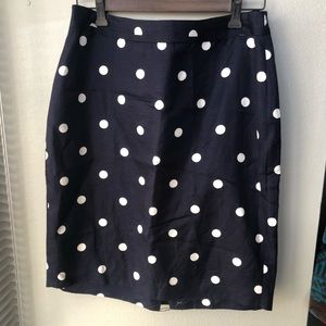 Polka dot skirt